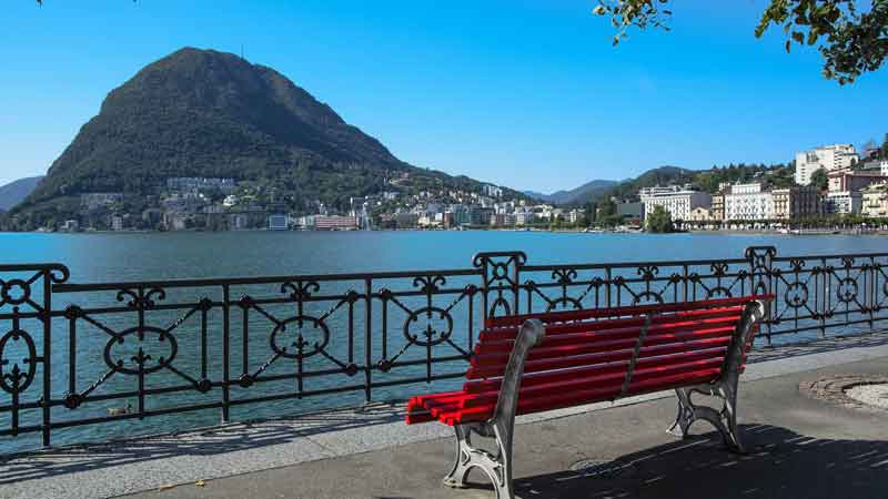 Bland palmerna i Lugano